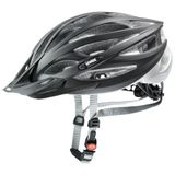 uvex oversize - veilige allround helm voor dames en heren - individueel verstelbare pasvorm - wasbare binnenvulling - black matt silver - 61-65 cm
