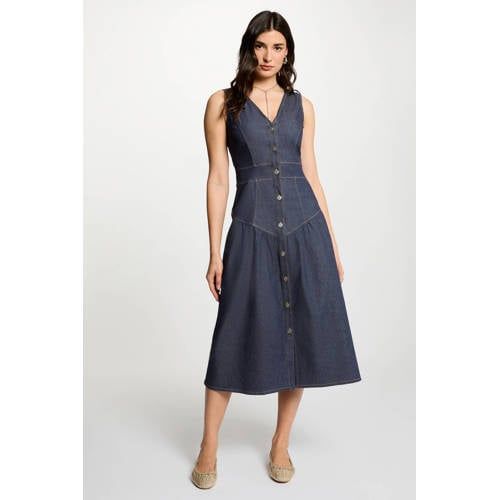 Morgan Morgan spijkerjurk dark blue denim