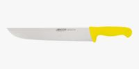 Arcos Serie 2900, slagersmes, vleesmes, steakmes, lemmet van roestvrij staal, nitrum 300 mm, handvat van polypropyleen, kleur geel