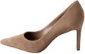 Next - Dames - Pumps met halfhoge hak en extra brede pasvorm - Camel Suede