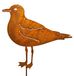 Omgoods - Mouette décorative pour jardin avec aspect rouille