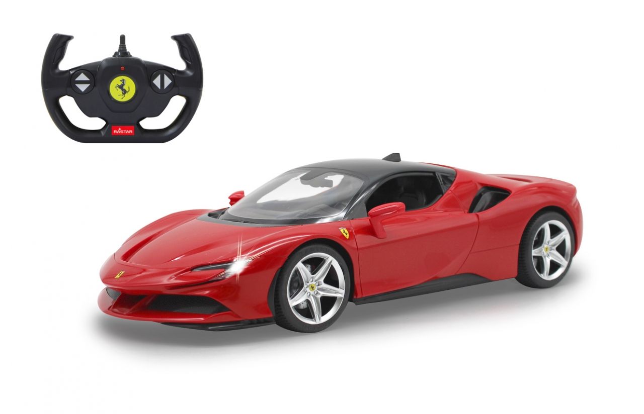 Jamara Ferrari SF90 Stradale - Rood - 1:14 - 2.4GHz - RC auto