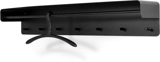 Spinder Design Arcus 120 Wandkapstok - Zwart - Staal