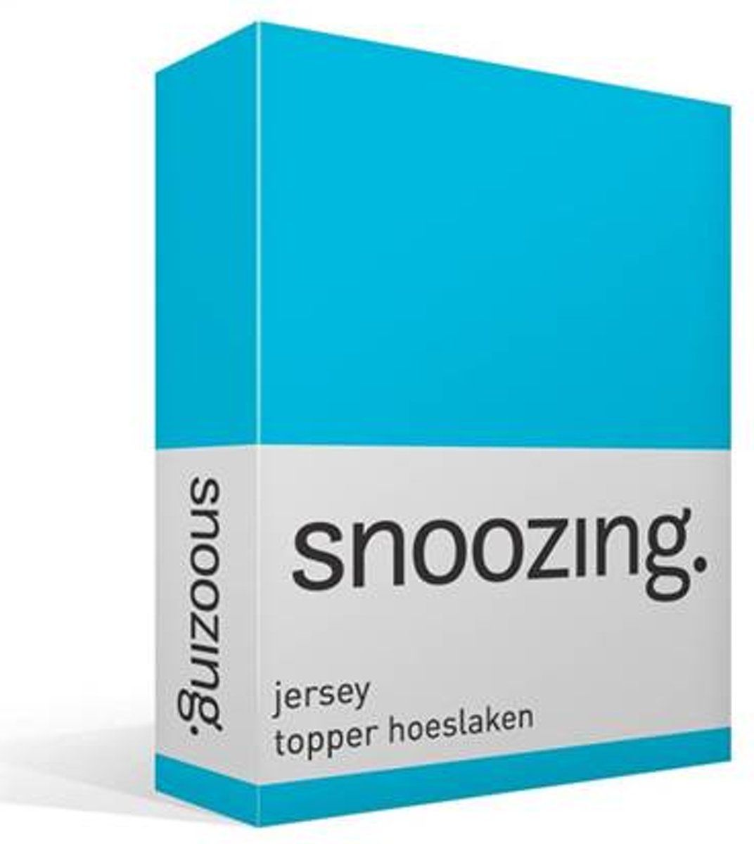 Snoozing Jersey - Topper Hoeslaken - 160x200 cm - Turquoise