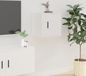 Maison Exclusive - meuble TV mural, blanc, 40x34,5x40 cm