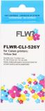 FLWR - Inktcartridge / CLI-526Y geel - geschikt voor Canon