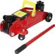 Krik Hydraulische krik Draagvermogen 2 ton Hefhoogte 14–30 cm Draagbare autokrik Rood