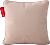 Auronic Coussin chauffant - Velours - 45x45 - Sans fil - Rechargeable - Coussin électrique - Infrarouge - Rose poudré