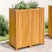 Prolenta Maison Exclusive - Jardinière avec insert, 84x42x100 cm, en bois massif d'acacia