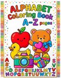 Alphabet Coloring book a-z: My first abc color, learn and play letters