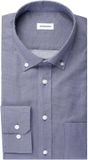 Seidensticker Comfort Fit overhemd - blauw dessin - katoen - maat 43