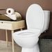 Duroplast abattant de WC avec mécanisme de fermeture douce et déclipsage rapide pour un nettoyage facile