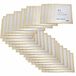 TUKA-i-AKUT [100x] A3 Infoframe Magneetlijst met Zelfklevende Achterkant, Gemakkelijk Uitwisselbaare Magnetische Wissellijst voor Wanden en Deuren, Informatielijst Set van 100 Goud Kleur, TKD8400-A3-100x
