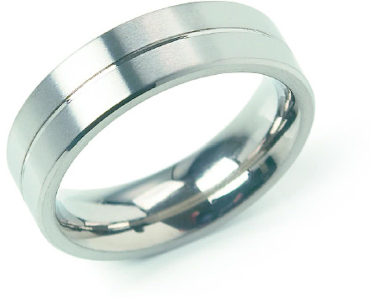 Boccia Titanium Ring 1 lijn - 0101-22