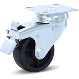 Meso Zwenkwiel met rem 50mm - 50kg draagvermogen