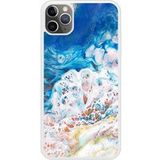 Apple iPhone 11 Marbre ocean Verstevigd hoesje met sublimatie bedrukking