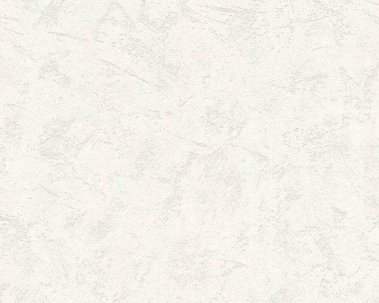 A.S. Création GIPSLOOK BEHANG - Wit - Schuimvinyl - 4000776363503