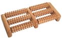 Croll & Denecke Voetroller, van hout, 2 x 3 rollen