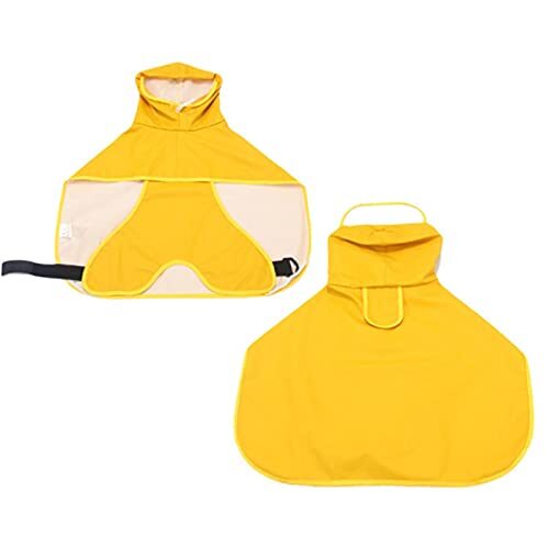 HXKJ Waterdichte kleine grote hond regenjas medium grote honden kleding ademende regenjas jas honden poncho kleding vest