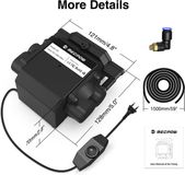 NONE Mecpow A4 luchtpomp met een 30L/Min luchtpomp voor Mecpow X3/X3 Pro