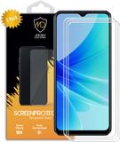 MobyDefend 3-Pack MobyDefend Screenprotectors - Geschikt voor Oppo A57 / A57s / A77 - Case-Friendly Screensavers - Gehard Glas