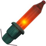 OE Lightning Reserve Kerstlampje - Groene Insteek Fitting - 2.5V/0.425W - Rood Licht