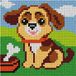 Orchidea Kit de broderie Petit chien - Demi-point de croix