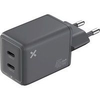 Wefix Pro Wefix Oplader Pro GaN 45W Dubbele USB-C Grijs