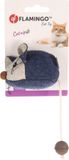 Flamingo Jeany Muis - Kattenspeelgoed - 18x5.7 cm Blauw
