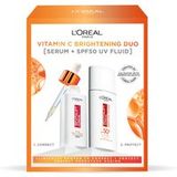 L'Oréal Paris Revitalift Pure Vitamine C Serum en SPF 50+ Onzichtbare Fluid Face Duo