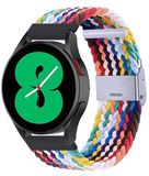By Qubix Qubix - Braided nylon bandje - Multicolor - geschikt voor Huawei Watch GT 6 / GT 7 / GT 6 pro / GT 7 pro - 46mm