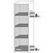 Asecos Armoire ignifuge 90 min s-classic90 fixation de porte - bac de rétention