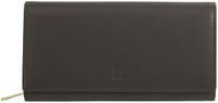 DuDu Madeira Portemonnee Leder 19 cm - Dames - Horizontaal - coffee brown