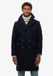 Superdry The Merchant Store Lange wollen jas Heren L eclipse navy