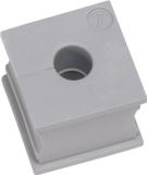 Icotek KT 2 passage de câble rainuré serrage-Ø (max.) 3 mm élastomère gris 1 pièce(s)