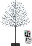 Monzana Kerstverlichting Kersenbloesem - 180cm Timer IP44 - Koud Wit