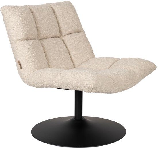 Dutchbone Bar Loungestoel Bouclé Beige