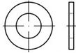 TOOLCRAFT Rondelles 2,2 mm 5 mm Acier inoxydable V2A A2 200 pièce(s)