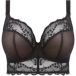 Elomi Charley Longline beugelbralette plunge beha voor dames, Zwart, 80M