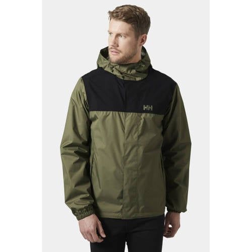 Helly Hansen Vancouver Regenjack - Olijfgroen/Zwart