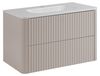 3xE living Meuble de salle de bain suspendu 80 cm, cachemire