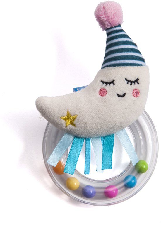 Taf Toys Maan Rammelaar - Bruin - 0605566120652