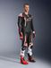 Alpinestars Combinaison En Cuir GP Tech V5 1 Pièce Noir Blanc Rouge Fluo, Taille: 54