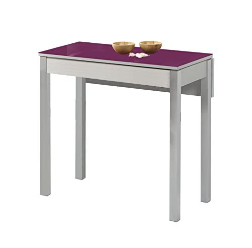 ASTIMESA Aala Fall keukentafel - aubergine - 90 x 50 cm
