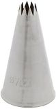 Silikomart BF312 Star Frans roestvrij stalen tips voor het afvoeren van de opbergtas, diameter 7 mm.