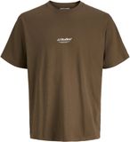 Jack & Jones Jjesoho Tee Ss Crew Neck Noos 12278787 Cocoa Mannen Maat - XL