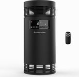CoolHome CH22i Elektrische kachel - Keramische kachel met afstandsbediening - 1800W - Zwart