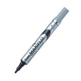 Pentel Maxiflo Green Label Marker voor whiteboard, conische punt, zwart
