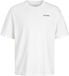 JACK & JONES JCOSPLASH TEE SS CREW NECK GC T-shirt pour homme - Coton - Taille L - Blanc