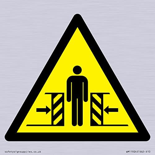 Viking Signs W019 Waarschuwing: verpletterend teken - 100x100mm - S10